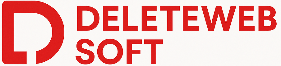 DELETEWEB SOFT Logo